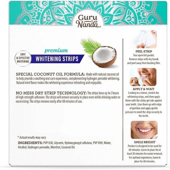 Teeth Whitening Strips - 16-Day Treatment with Non-Slip, Dry Strip Technology - - Picture 8 of 8